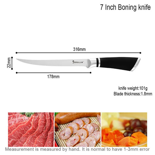 6"7" 8" Bone Knife Kitchen Knife Meat Bone Fish Vegetable Knife
