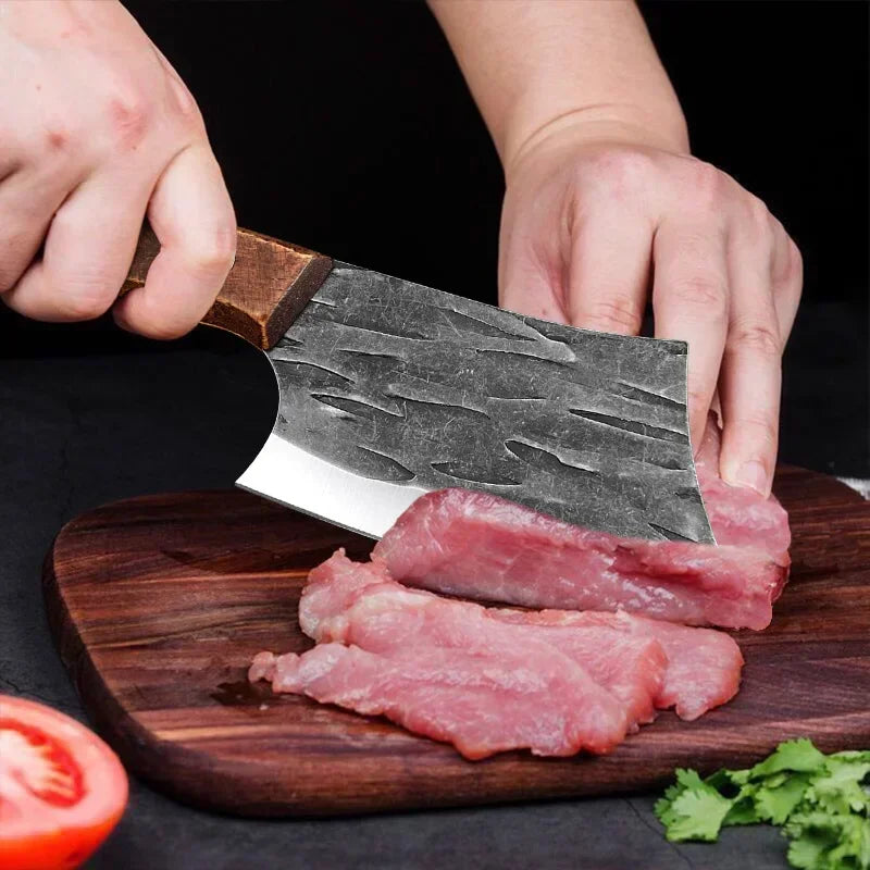 Kitchen Chef Knives Handmade Forged Boning Knife Meat Cleaver